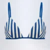 Top bikini a triangolo Montauk in blu marino Top bikini a triangolo Montauk in blu marino