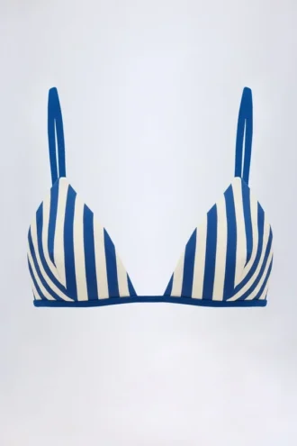 Top bikini a triangolo Montauk in blu marino
