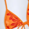 Top bikini a triangolo Paita con stampa Orange Orchid Top bikini a triangolo Paita con stampa Orange Orchid