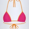 Top bikini a triangolo Paita in rosa fucsia Top bikini a triangolo Paita in rosa fucsia