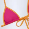 Top bikini a triangolo Paita in rosa fucsia Top bikini a triangolo Paita in rosa fucsia