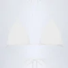 Top bikini a triangolo Recife in broderie anglaise, colore bianco Top bikini a triangolo Recife in broderie anglaise, colore bianco