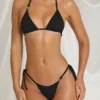 Slip Bikini a lacci laterali Kairo in nero Slip Bikini a lacci laterali Kairo in nero