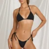 Slip Bikini a lacci laterali Kairo in nero Slip Bikini a lacci laterali Kairo in nero
