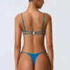 Top bikini con cut-out e decorazioni a catena Sanibel in blu oceano Top bikini con cut-out e decorazioni a catena Sanibel in blu oceano
