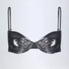 Top bikini con ferretto Aluna in argento Top bikini con ferretto Aluna in argento