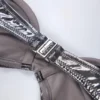 Top bikini con ferretto Aluna in argento Top bikini con ferretto Aluna in argento