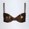 Top bikini con ferretto Aluna in bronzo Top bikini con ferretto Aluna in bronzo
