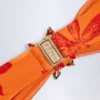 Top bikini con scollo all’americana e dettagli metallici Baracoa con stampa Orange Orchid Top bikini con scollo all’americana e dettagli metallici Baracoa con stampa Orange Orchid