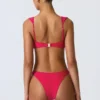 Top bikini decorato Coquina in rosa lampone Top bikini decorato Coquina in rosa lampone