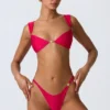 Top bikini decorato Coquina in rosa lampone Top bikini decorato Coquina in rosa lampone