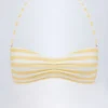 Top bikini multiuso Cascais in giallo limone Top bikini multiuso Cascais in giallo limone