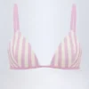 Top bikini triangolare Montauk in malva Top bikini triangolare Montauk in malva