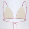 Top bikini triangolare Montauk in malva Top bikini triangolare Montauk in malva