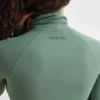 Top corto a collo alto Soft Active in kaki Top corto a collo alto Soft Active in kaki