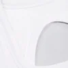 Top corto senza cuciture a costine morbide con cut-out in bianco Top corto senza cuciture a costine morbide con cut-out in bianco