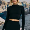 Top intimo senza cuciture Super Sculpt in nero Top intimo senza cuciture Super Sculpt in nero