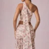 Top monospalla con dettaglio a sciarpa Rae con stampa floreale Primrose Top monospalla con dettaglio a sciarpa Rae con stampa floreale Primrose