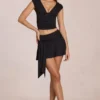 Top Nalia in modal con scollo profondo, nero Top Nalia in modal con scollo profondo, nero