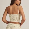 Top pigiama canotta Isalie in modal con stampa a limoni Top pigiama canotta Isalie in modal con stampa a limoni