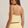 Top pigiama canotta Isalie in modal giallo pastello Top pigiama canotta Isalie in modal giallo pastello