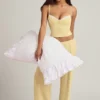 Top pigiama canotta Isalie in modal giallo pastello Top pigiama canotta Isalie in modal giallo pastello
