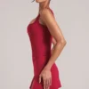 Top Veya con scollo quadrato in rosso ciliegia Top Veya con scollo quadrato in rosso ciliegia