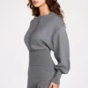 Tuta a maniche lunghe in maglia fine Moya, colore grigio Tuta a maniche lunghe in maglia fine Moya, colore grigio