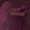 Tuta da sci impermeabile a strati con cintura in bordeaux Tuta da sci impermeabile a strati con cintura in bordeaux