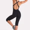 Tuta intera capri Soft Active in nero Tuta intera capri Soft Active in nero