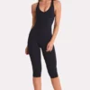 Tuta intera capri Soft Active in nero Tuta intera capri Soft Active in nero