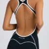 Tuta Intera Petite Soft Active con schiena scoperta in nero Tuta Intera Petite Soft Active con schiena scoperta in nero