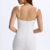 Tuta Kaia Modal con scollo a cuore in bianco Tuta Kaia Modal con scollo a cuore in bianco