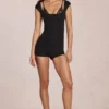 Tuta Nayara in modal in nero Tuta Nayara in modal in nero