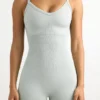 Tuta senza cuciture Super Sculpt in grigio Tuta senza cuciture Super Sculpt in grigio