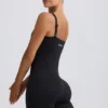 Tuta senza cuciture Super Sculpt in nero Tuta senza cuciture Super Sculpt in nero
