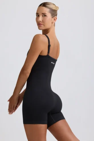 Tuta senza cuciture Super Sculpt in nero