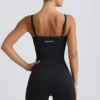 Tuta senza cuciture Super Sculpt in nero Tuta senza cuciture Super Sculpt in nero