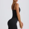 Tuta senza cuciture Super Sculpt in nero Tuta senza cuciture Super Sculpt in nero