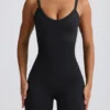Tuta senza cuciture Super Sculpt in nero Tuta senza cuciture Super Sculpt in nero