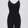 Tuta senza cuciture Super Sculpt in nero Tuta senza cuciture Super Sculpt in nero