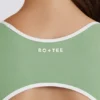 Tuta Soft Active con schiena scoperta in verde Tuta Soft Active con schiena scoperta in verde