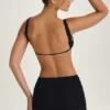 Vestito A-line con cut-out Gaia in nero Vestito A-line con cut-out Gaia in nero