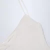 Vestito A-line con ruches in punto Alika, bianco Vestito A-line con ruches in punto Alika, bianco
