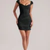 Vestito Alva con scollo a cuore in nero Vestito Alva con scollo a cuore in nero