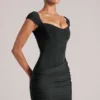 Vestito Alva con scollo a cuore in nero Vestito Alva con scollo a cuore in nero