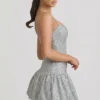 Vestito Callie con orlo a palloncino decorato in argento Vestito Callie con orlo a palloncino decorato in argento
