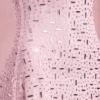 Vestito corto Averie trasparente con decorazioni e scollo quadrato in rosa Vestito corto Averie trasparente con decorazioni e scollo quadrato in rosa