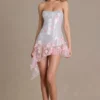 Vestito corto con corsetto in tulle decorato Colette in rosa confetto Vestito corto con corsetto in tulle decorato Colette in rosa confetto