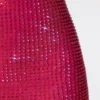 Vestito corto con scollo a cappuccio estremo e lacci al collo Raquel in rosa shocking Vestito corto con scollo a cappuccio estremo e lacci al collo Raquel in rosa shocking